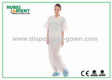 Non-Toxic SMS Disposable Protective SMS Pajamas Kits With Shirt And Trousers