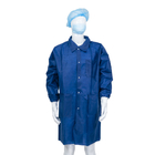 Non Woven Fabric / SMS / Tyvek Disposable Lab Coats For Industrial