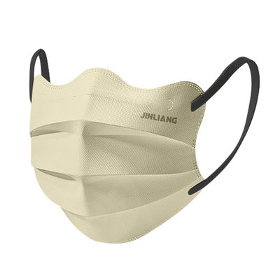 High Protection Disposable Butterfly Shape Face Mask With Three Layers Fabric
