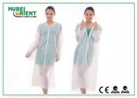Disposable PE Nonwoven Visitor Gown Disposable Waterproof Lab Coat Lab Gown