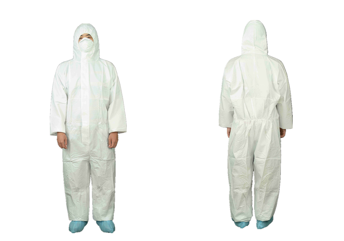 Approved Type5/6 MP Medical 2-Piece Hood Disposable PPE Protective Coverall