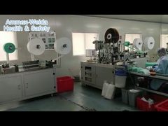 Approvada EN14683/ASTMF2100 Máscara facial cirúrgica descartável com gravata para hospital/clínica